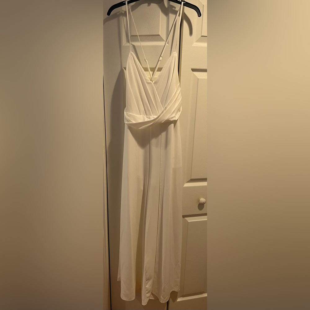 White Lulu’s jumpsuit
